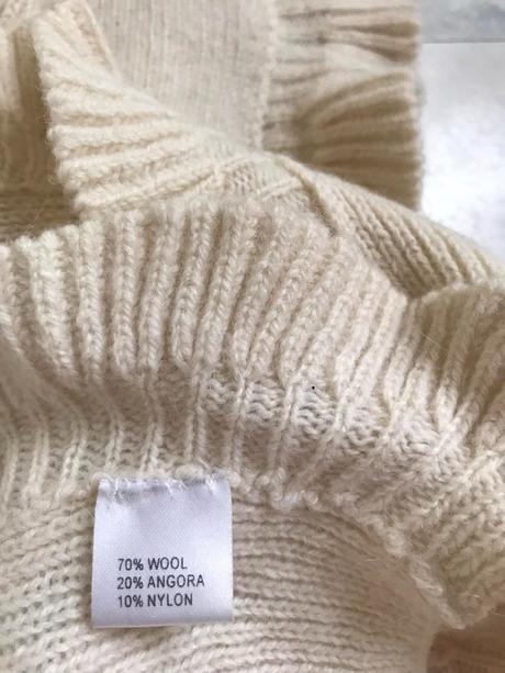 Vlnený šál s angorou, xl