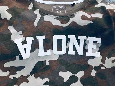 Pánske maskáčové tričko cropp, m