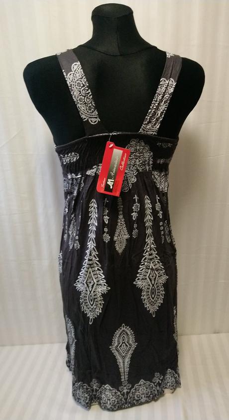 Dámske elastické tmavo sivé šaty, aimainir, m