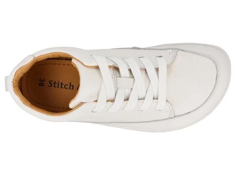 Stitch & walk - kožená obuv white, 37 - 42