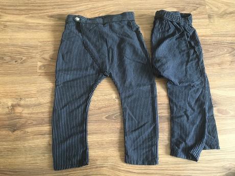 H&m letné nohavice a košele, 98