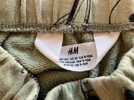 Kraťasy, h&m,140