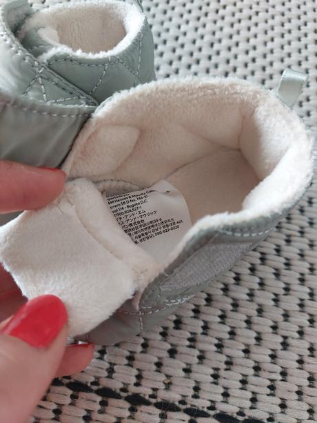 Zateplené papučky 16/17, h&m,<17