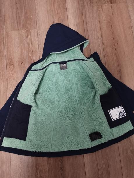 Softshellová bundička teplá, jack wolfskin,116