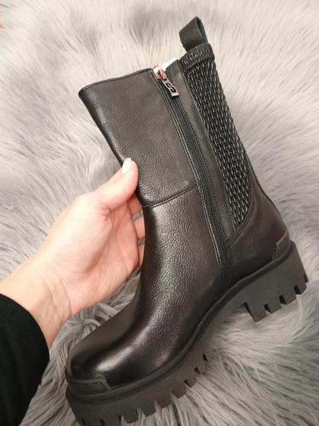 Dámske kožené čižmy 2250027 b, 36