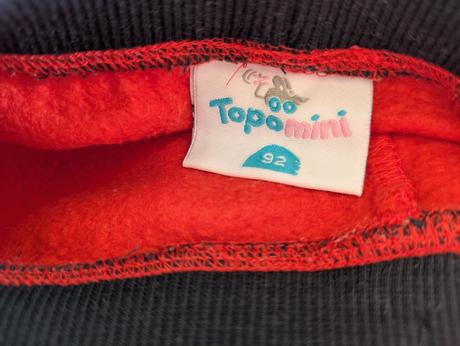 Tepláky super baby, topomini,92