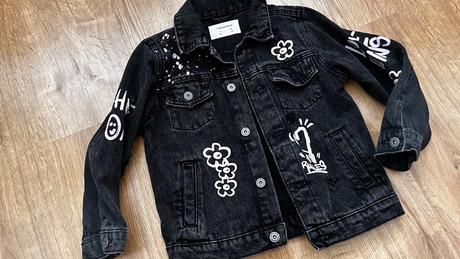 Štýlová riflová bunda, gate,128