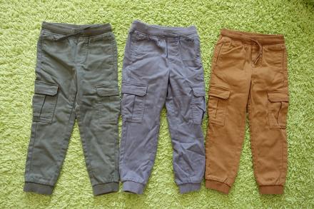 Nohavice cargo, h&m,104