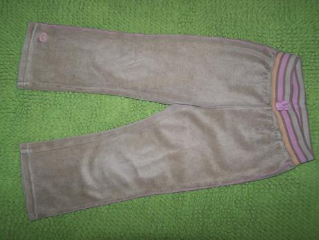 Velúrové tepláčiky málo nosené, cherokee,98