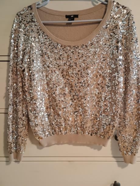 Vianočný/ silvestrovský svetrík, h&m,36