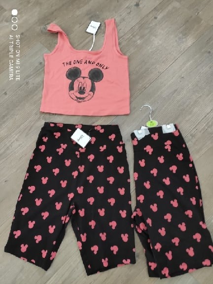 Crop top mickey, s