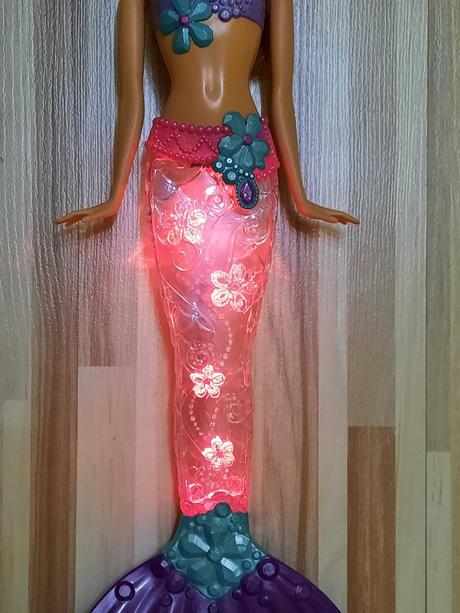 Barbie bruneta morská víla panna mermaidia, 