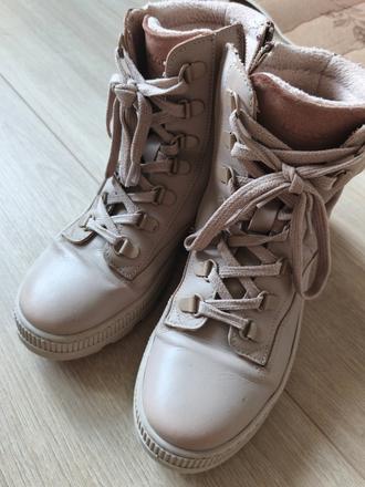 Zimné čižmy kožené lasocki 37vel., lasocki,37