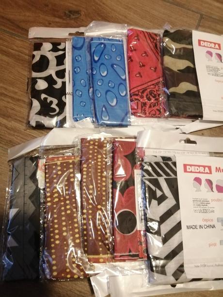 Multifunkčná šatka - rusko, 