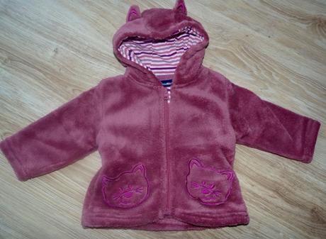 Mačičková chlpatka s uškami, mäkkučká, nenosená, lupilu,68