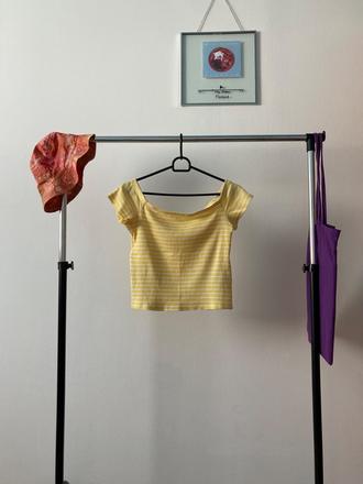 Pásikavý top, h&m,s