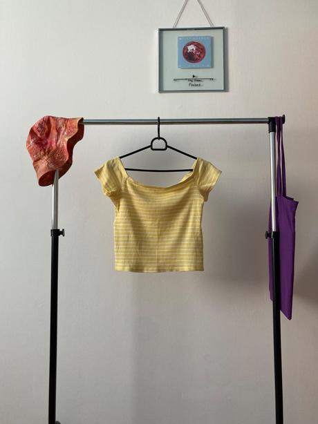 Pásikavý top, h&m,s