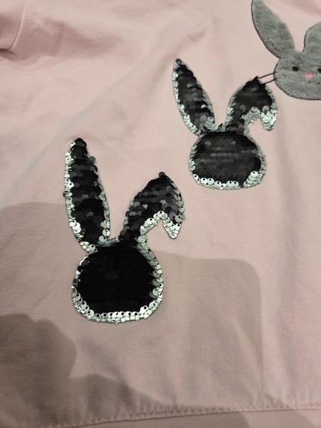 Šatová mikina zajko, 122