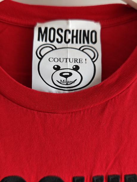 Moschino bear originál dlhs už e dámske tričko, moschino,l