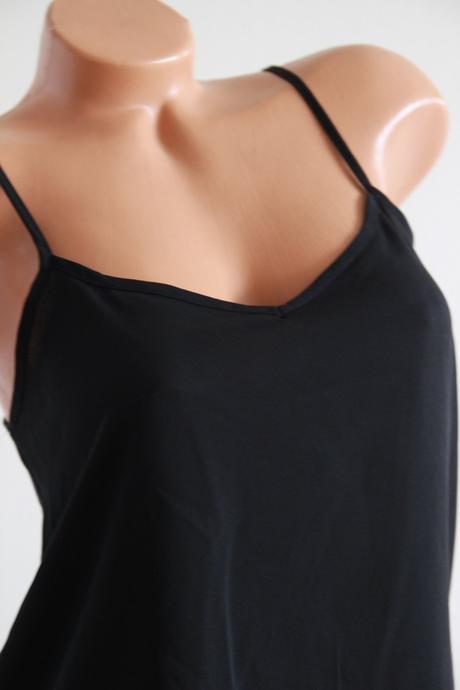 Letný čierny top, s, topshop,s