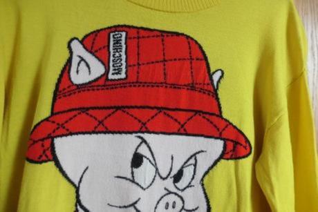 Love moschino original jedinecny dlhsi sveter, moschino,s