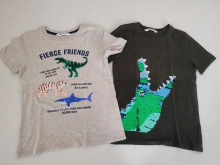 Premieňacie tričká, h&m,134