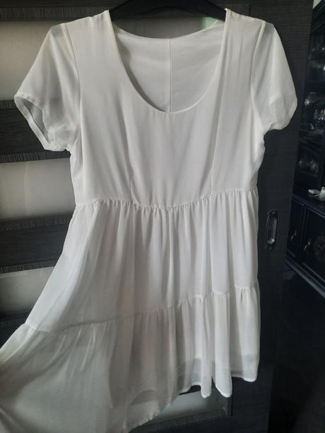 Letné biele šaty, vero moda,m
