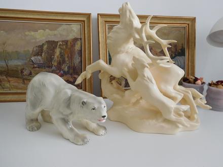 Štvanice / hon na jelena / 50. léta l. lhota, 