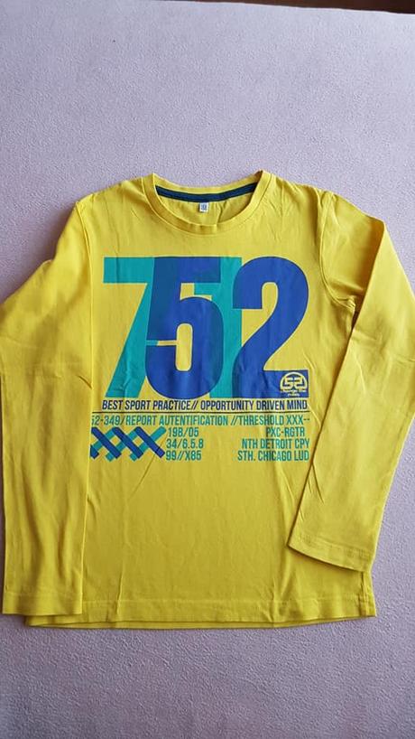 Tričko s dlhým rukávom č.122/128, c&a,122