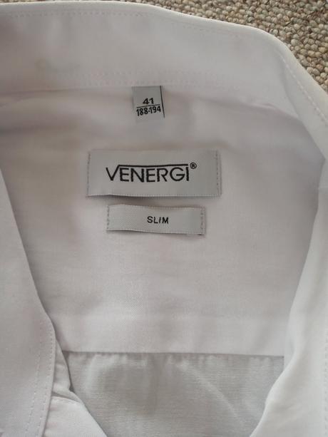 Pánska biela obleková košeľa, 41