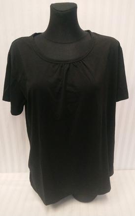 Dámsky čierny elastický top, velon, xxl, xxl