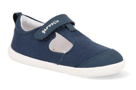 Garvalín - textilné sandálky pique azul marino, 19 / 20 / 26