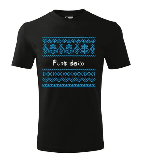 Unisex tričko - furt dačo (čičmany), l - xxxl