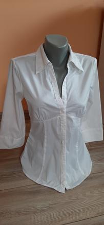 Biela blúzka hm, h&m,38