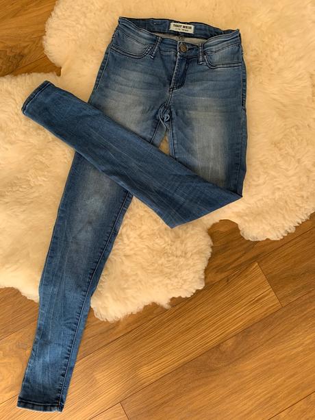 Rifľové nohavice, tally weijl,xs