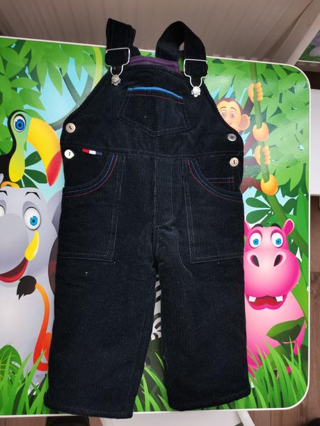 Zateplené nohavice na traky, 80