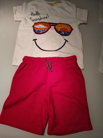 Krásny letný komplet, veľ.5-6 rokov, f&f,116