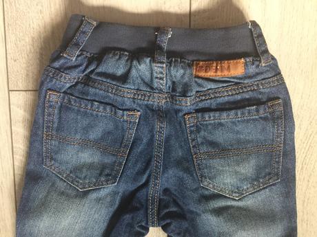 Chlapcenske zateplene rifle 6-9 mesiacov, h&m,74