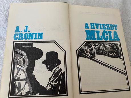 Krásna stará retro kniha a hviezdy mlčia j cronin,