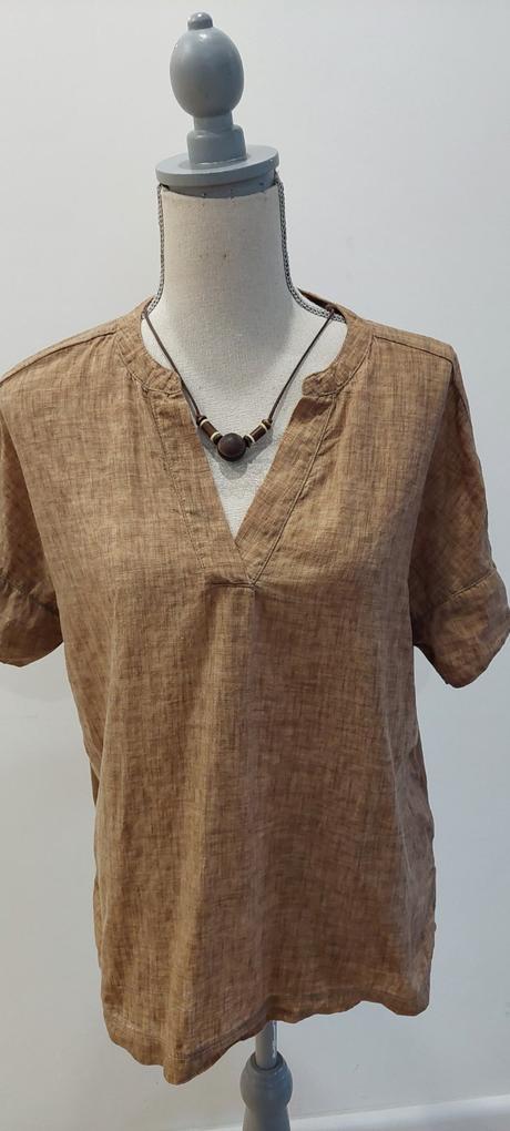 S.oliver ľanový top blúzka, s.oliver,m
