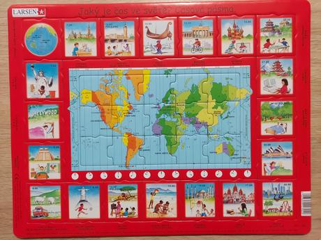 Puzzle larsen - dva druhy, 