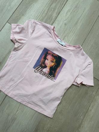 Yasmin crop tričko, bershka,m