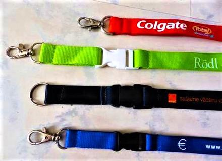 Šnúrky na kľúče 4 ks, 