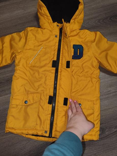 Horčicová zimná bunda, kiki&koko,116