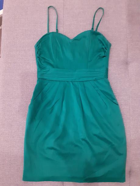 Zelené šaty, h&m,34
