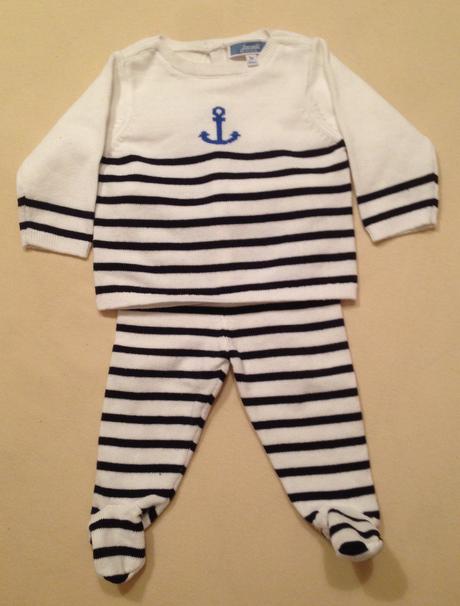 Pletená bavlnená súpravička jacadi vel.54 / 0-1 m, jacadi,56