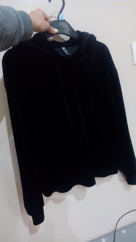 Semišová mikina, s