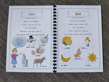 Pracovný zošit - farby, 