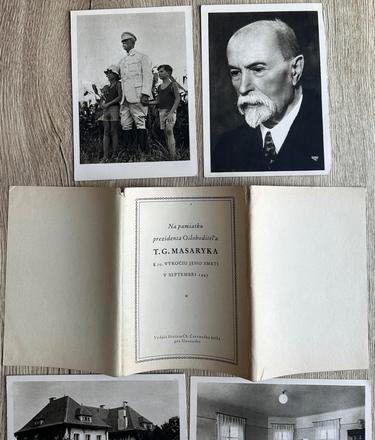 T.g.masaryk 1947 pohľadnice za 5eur,