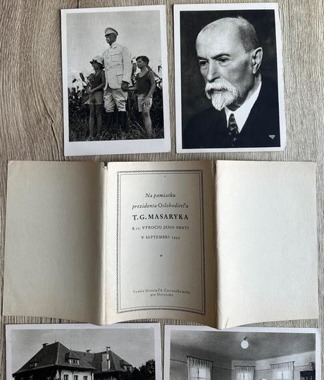 T.g.masaryk 1947 pohľadnice za 5eur,
